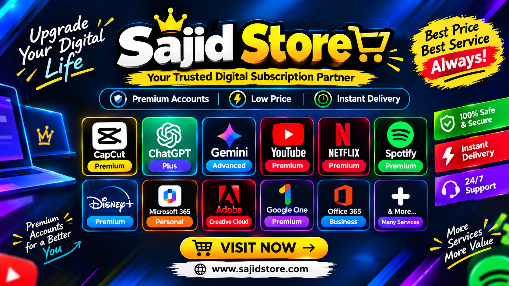 Premium subscriptions, tiny prices